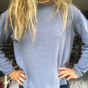 Waffle knit long sleeve